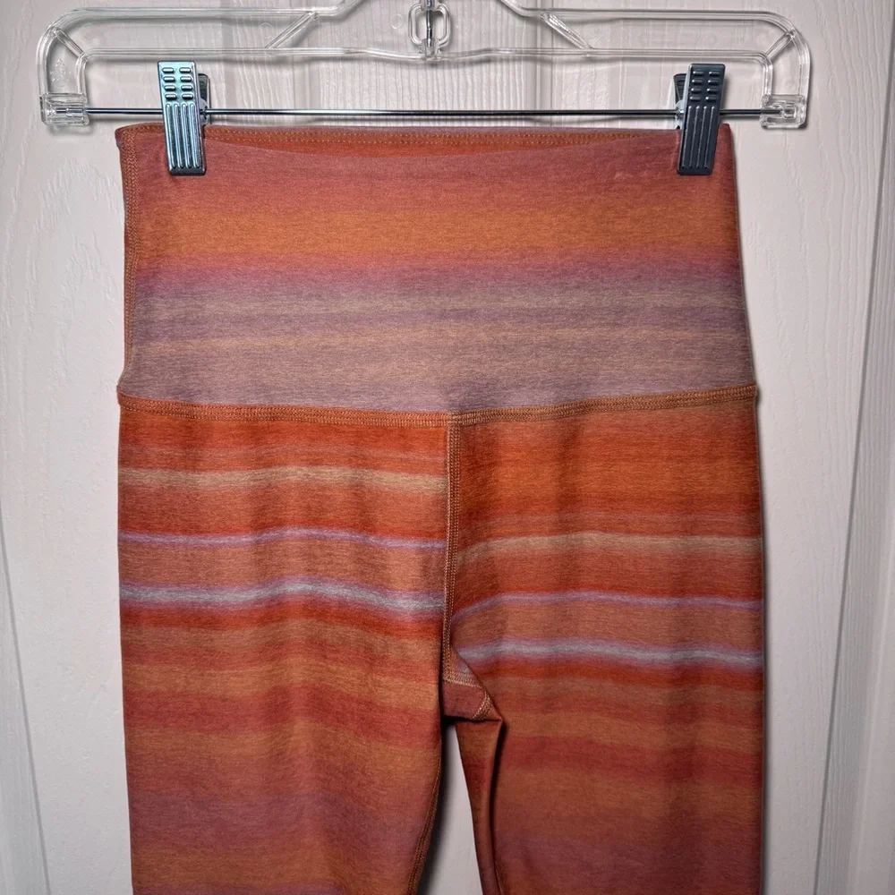 Beyond Yoga Soft Mark High Waisted Midi Legging - Ombre Stripe - Picture 4 of 11